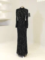 Marcil Modest Evening Dress
