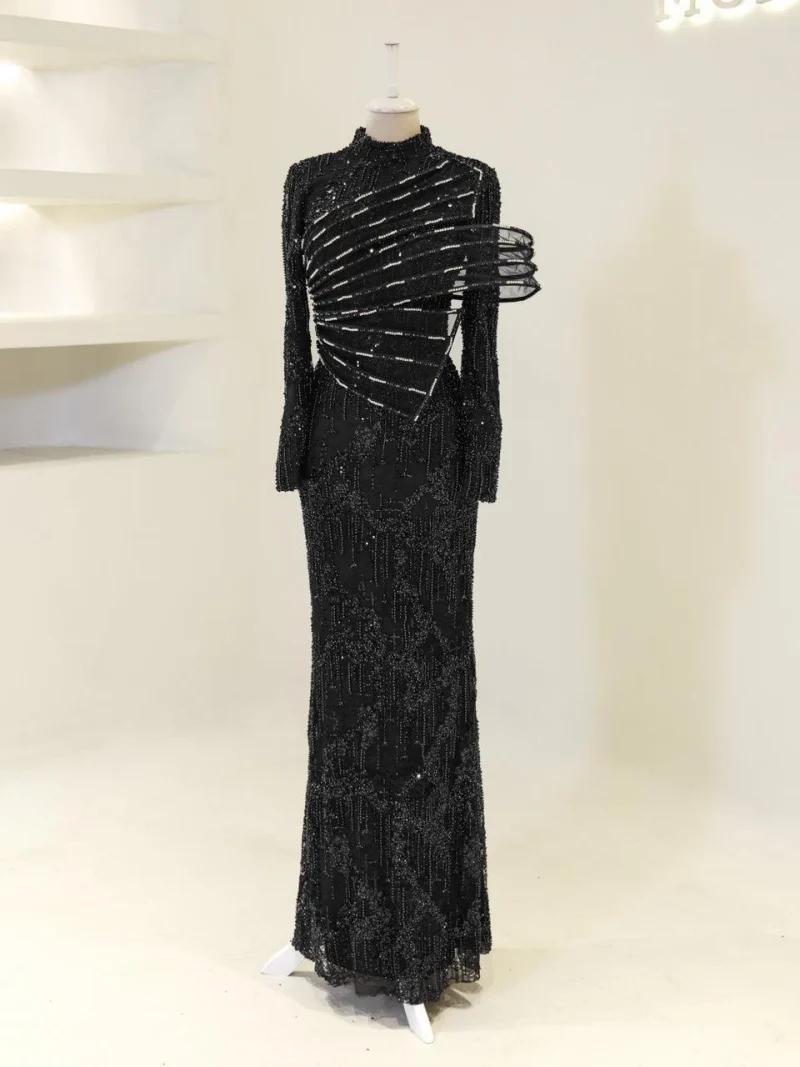 Marcil Modest Evening Dress