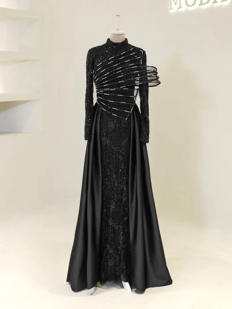 Marcil Modest Evening Dress