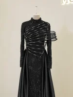 Marcil Modest Evening Dress
