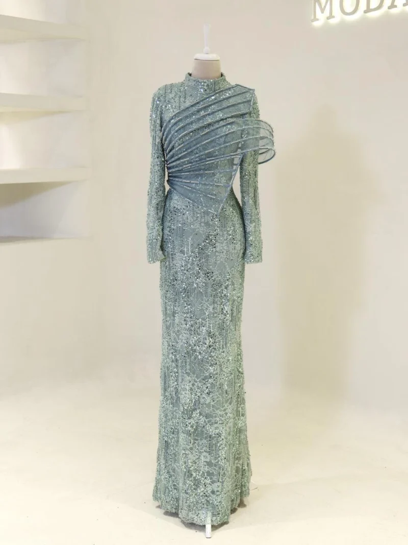 Marcil Modest Evening Dress
