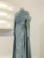 Marcil Modest Evening Dress