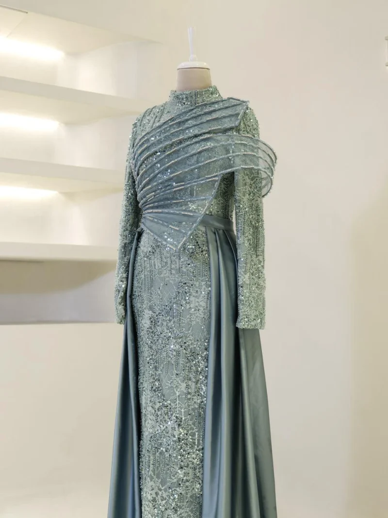 Marcil Modest Evening Dress