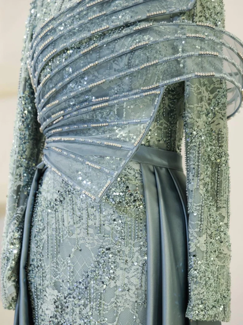 Marcil Modest Evening Dress