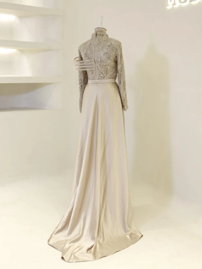 Marcil Modest Evening Dress