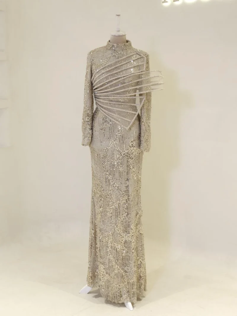 Marcil Modest Evening Dress