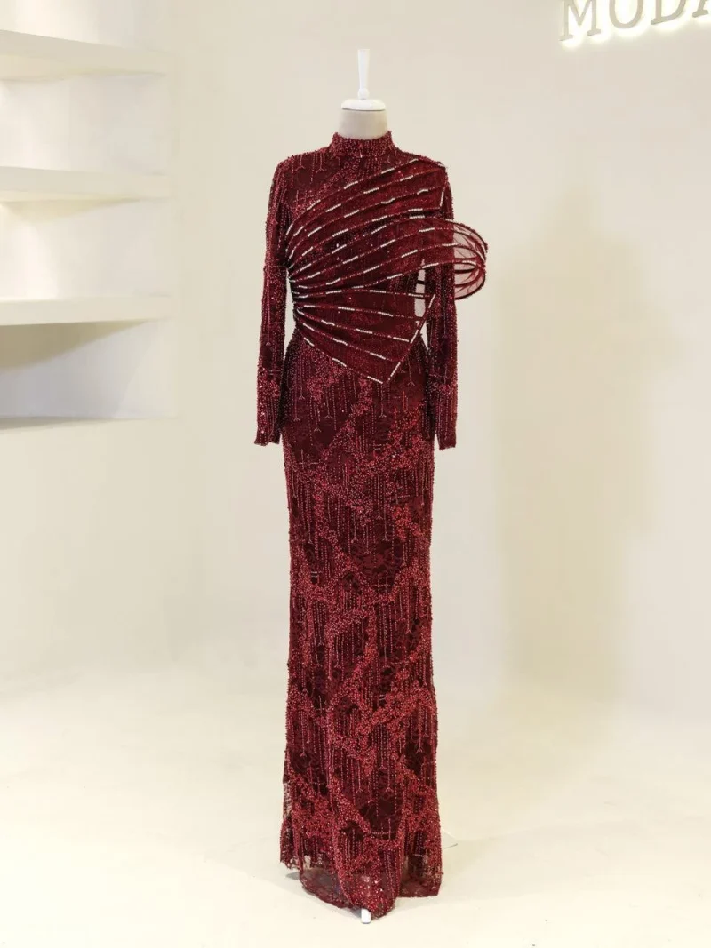 Marcil Modest Evening Dress