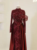 Marcil Modest Evening Dress