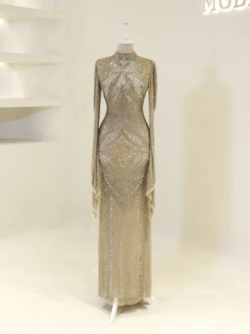 Couture Bergamo Modest Evening Dress