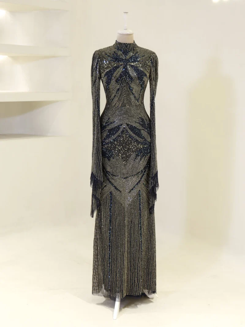 Couture Bergamo Modest Evening Dress