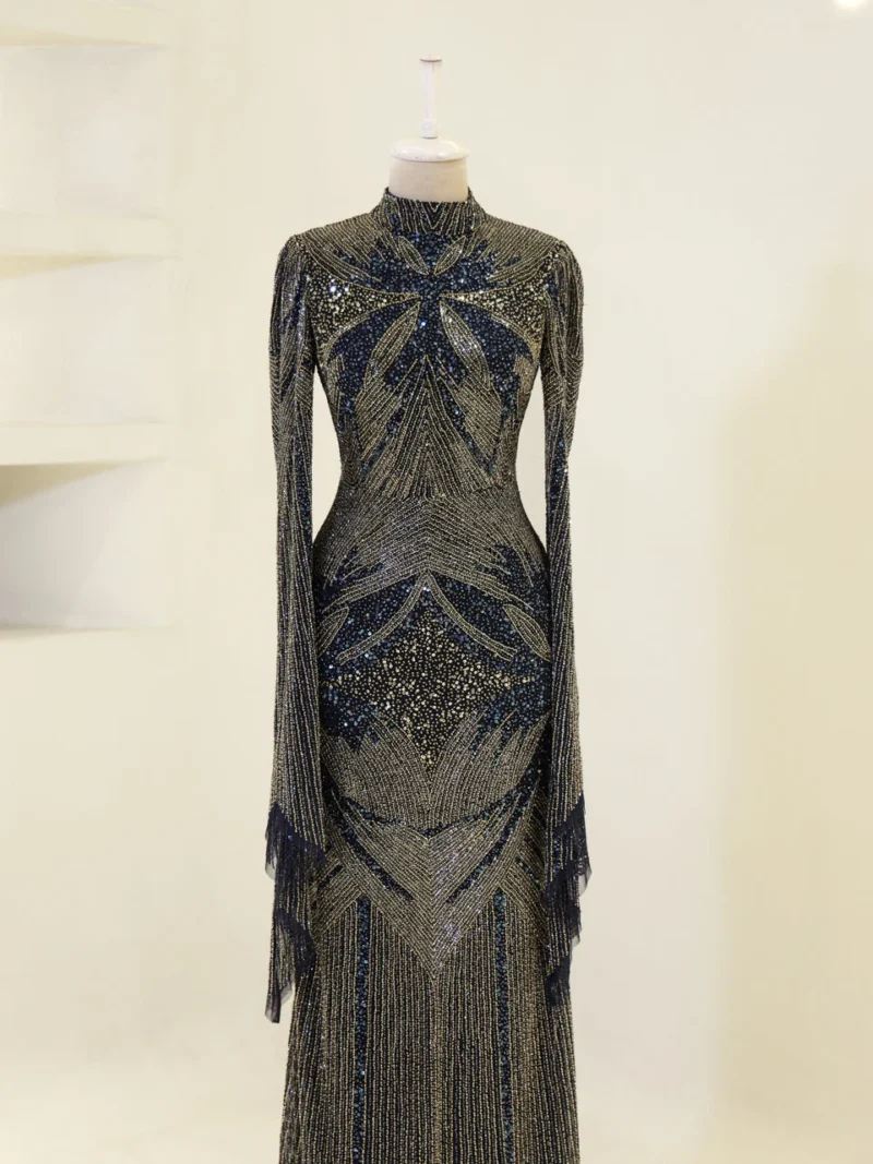 Couture Bergamo Modest Evening Dress