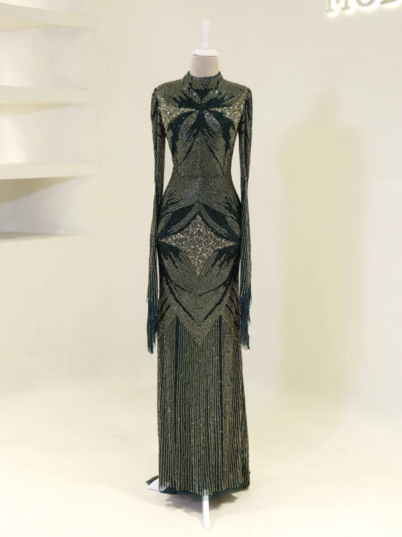 Couture Bergamo Modest Evening Dress