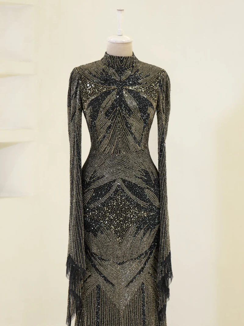 Couture Bergamo Modest Evening Dress