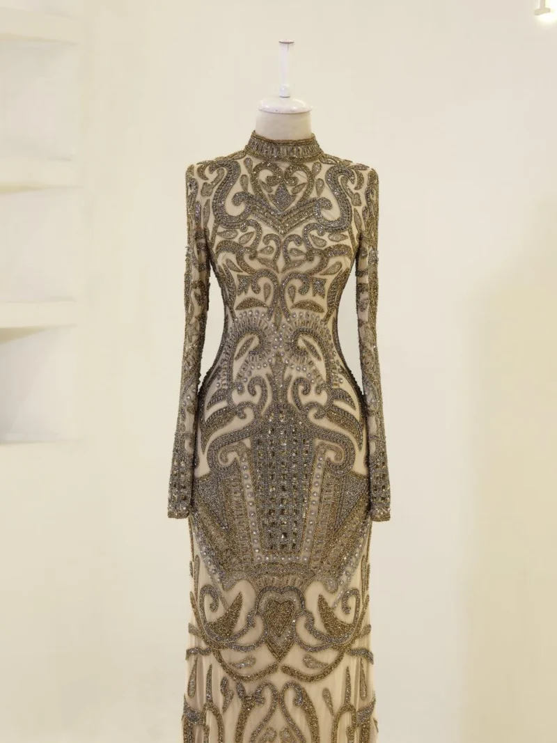 Couture Modena Modest Evening Dress