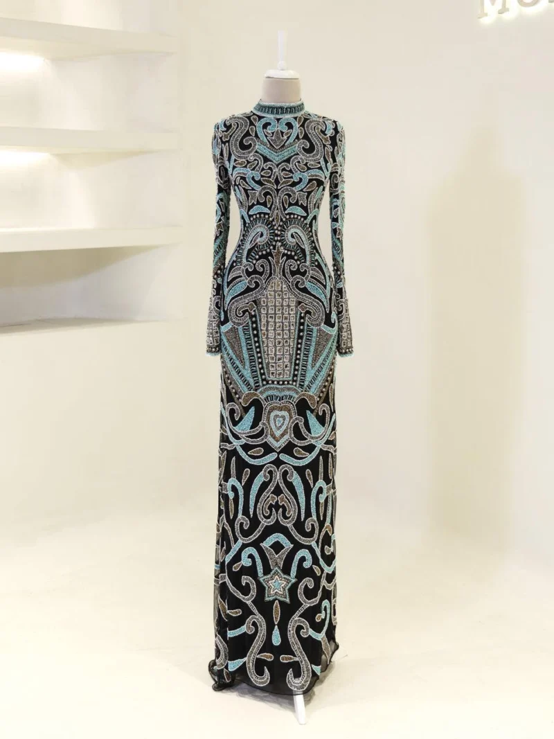 Couture Modena Modest Evening Dress