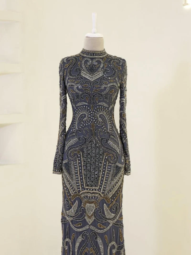 Couture Modena Modest Evening Dress