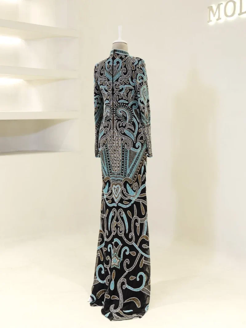 Couture Modena Modest Evening Dress