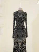 Couture Modena Modest Evening Dress