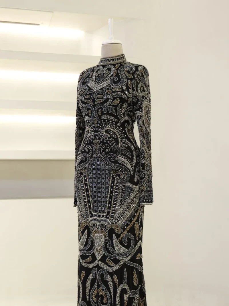 Couture Modena Modest Evening Dress