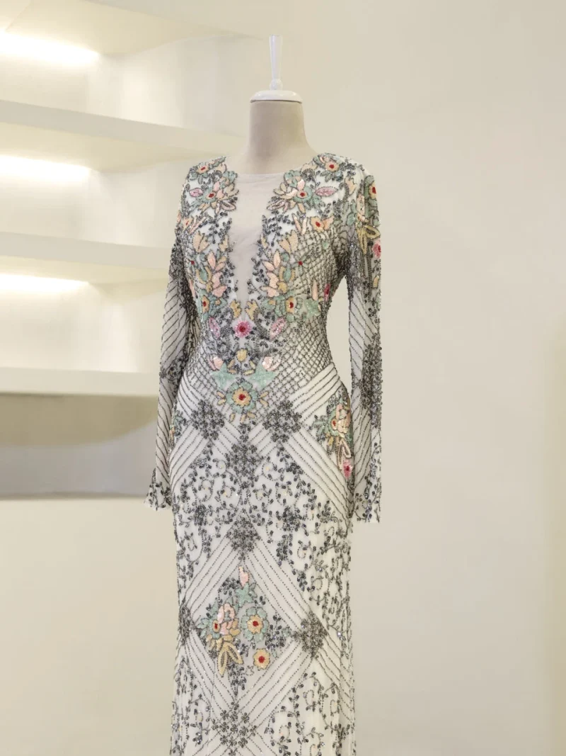 Couture Rosavelle Modest Evening Dress
