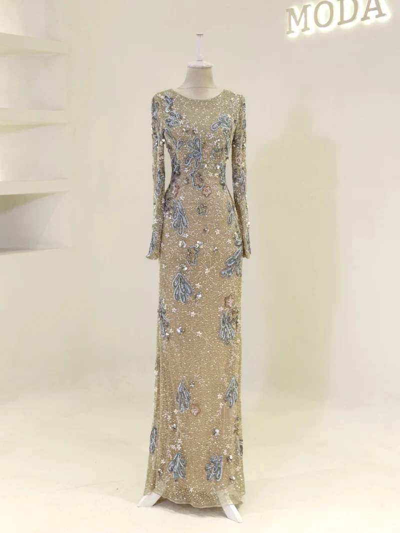 Couture Serilda Modest Evening Dress