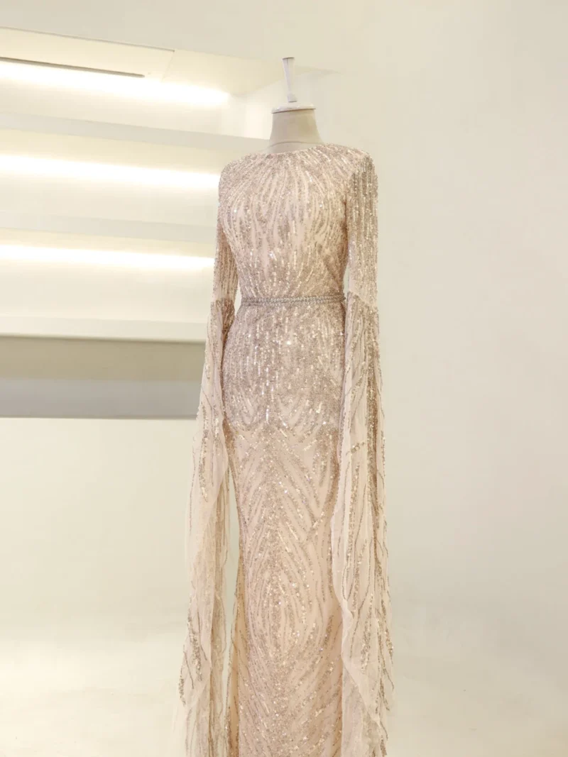 Couture Taranto Modest Evening Dress