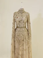 Couture Zorel Modest Evening Dress