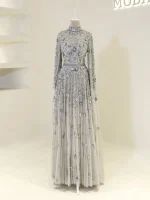 Couture Zorel Modest Evening Dress