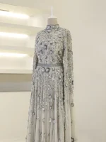 Couture Zorel Modest Evening Dress