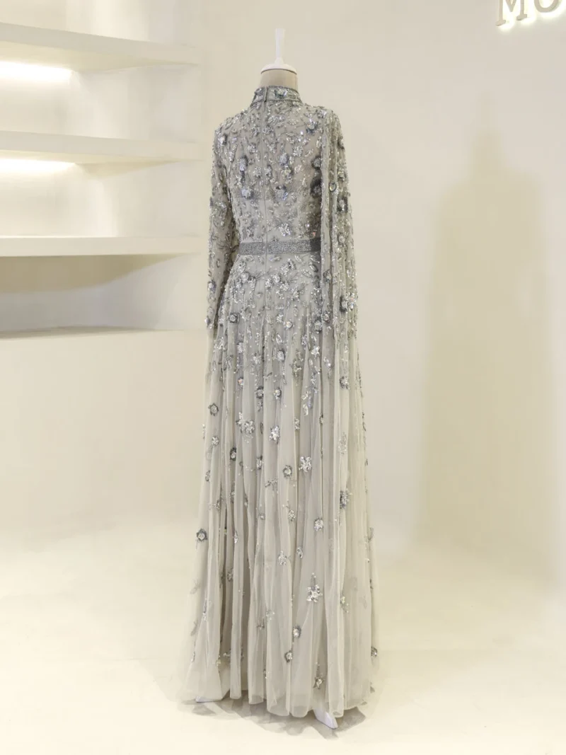Couture Zorel Modest Evening Dress