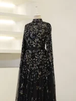 Couture Zorel Modest Evening Dress