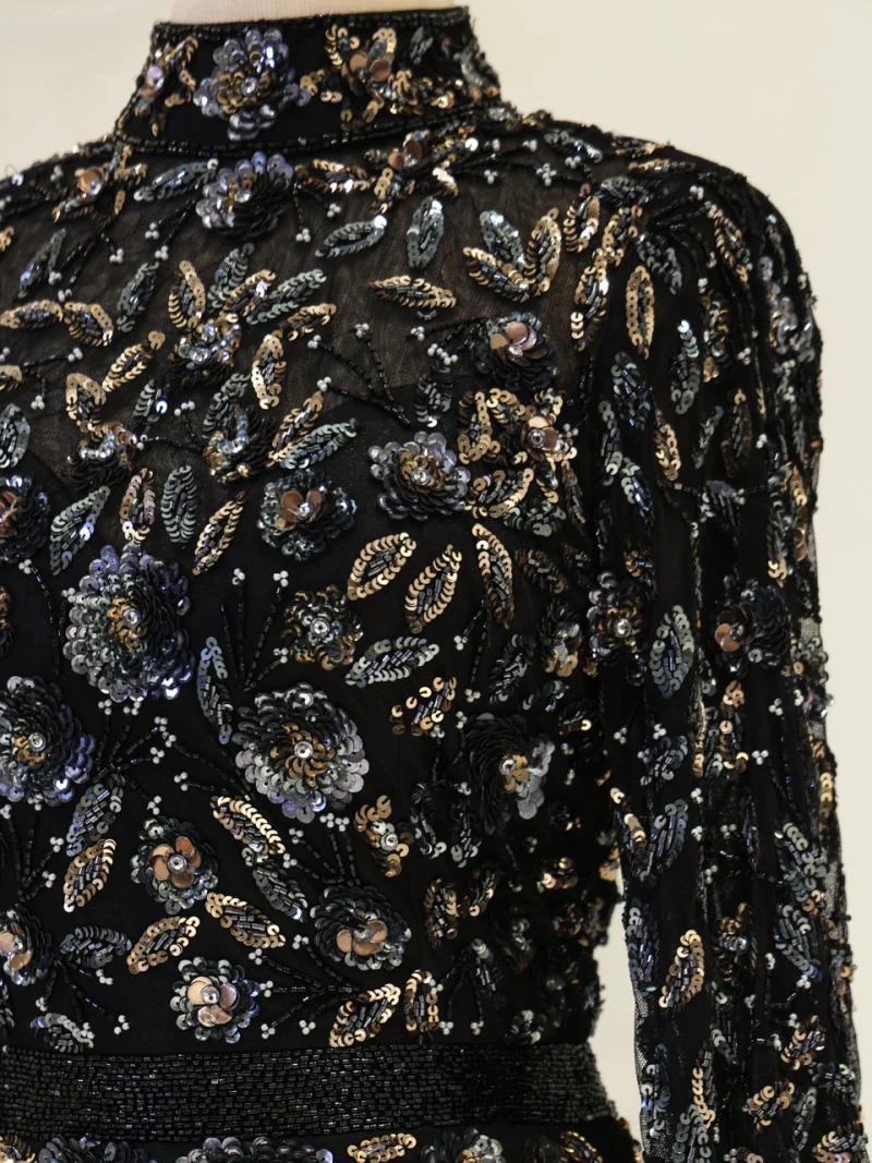 Couture Zorel Modest Evening Dress