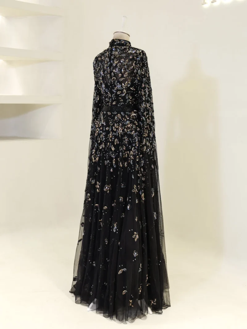 Couture Zorel Modest Evening Dress