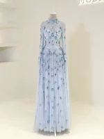 Couture Zorel Modest Evening Dress