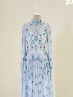 Couture Zorel Modest Evening Dress