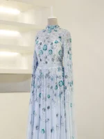 Couture Zorel Modest Evening Dress