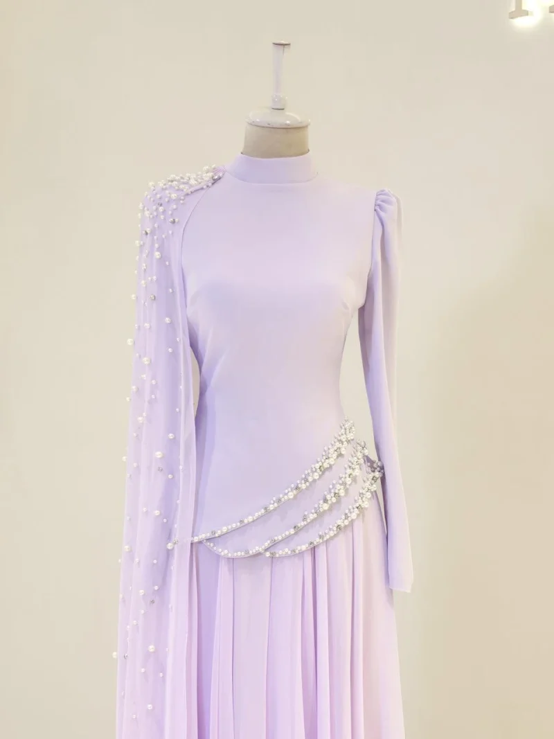 Evangeline Modest Evening Dress