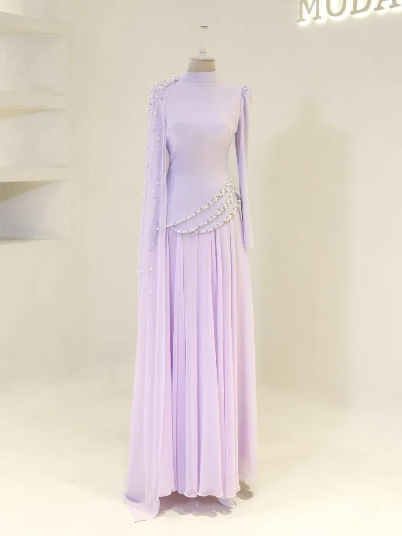 Evangeline Modest Evening Dress