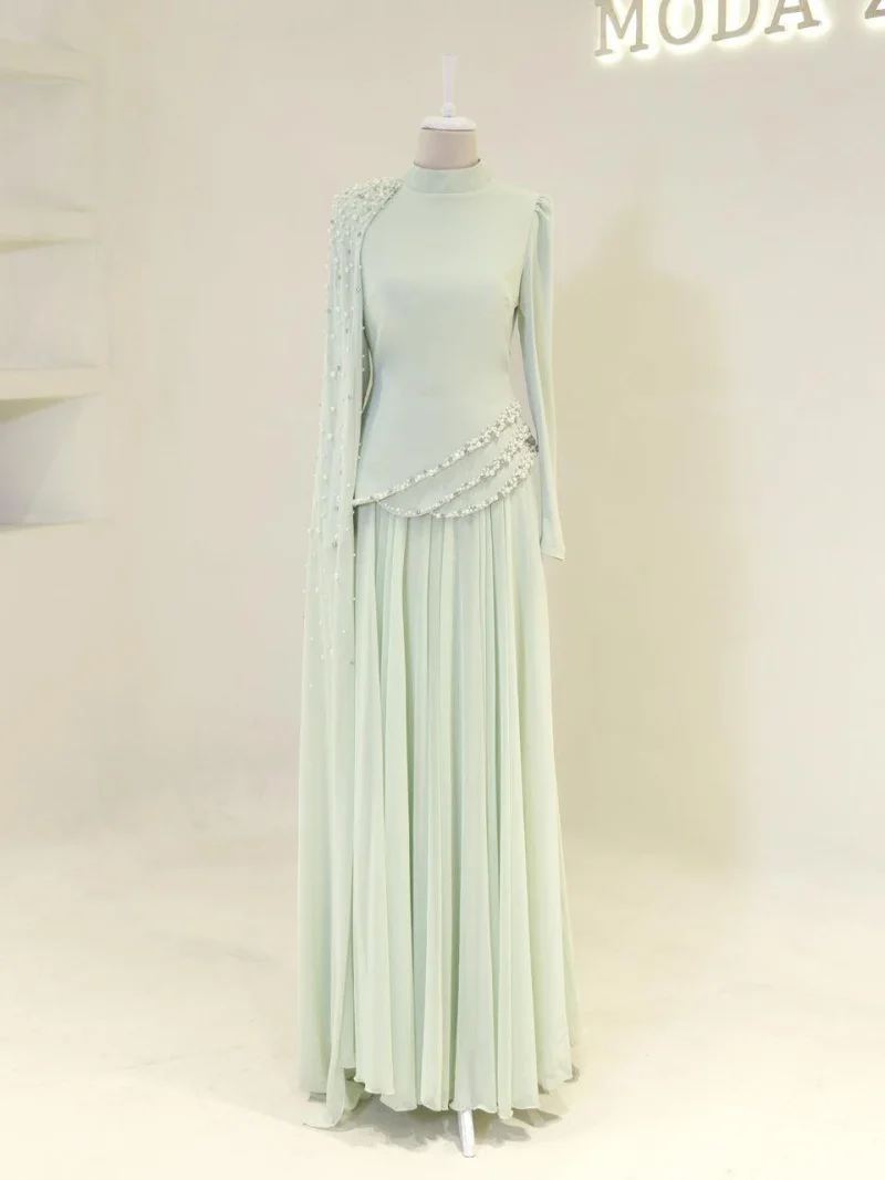 Evangeline Modest Evening Dress