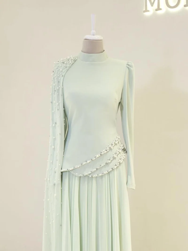 Evangeline Modest Evening Dress