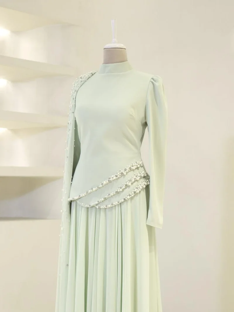 Evangeline Modest Evening Dress