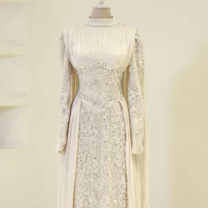 Orlena Modest Evening Dress