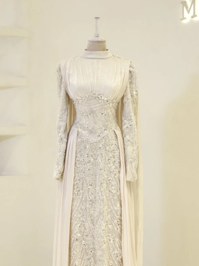 Orlena Modest Evening Dress