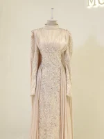 Orlena Modest Evening Dress