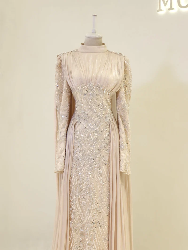 Orlena Modest Evening Dress