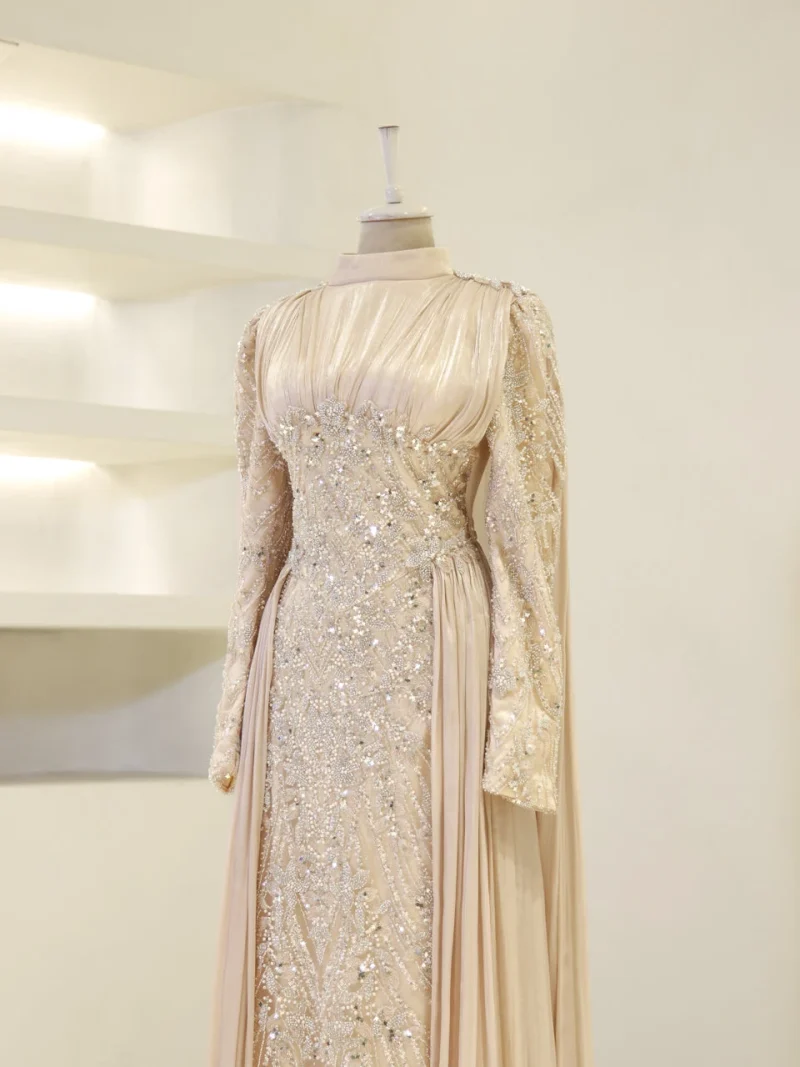 Orlena Modest Evening Dress