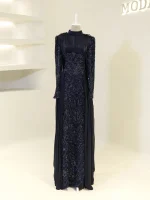 Orlena Modest Evening Dress