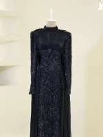 Orlena Modest Evening Dress
