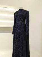 Orlena Modest Evening Dress