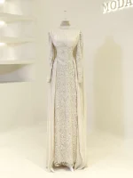 Orlena Modest Evening Dress